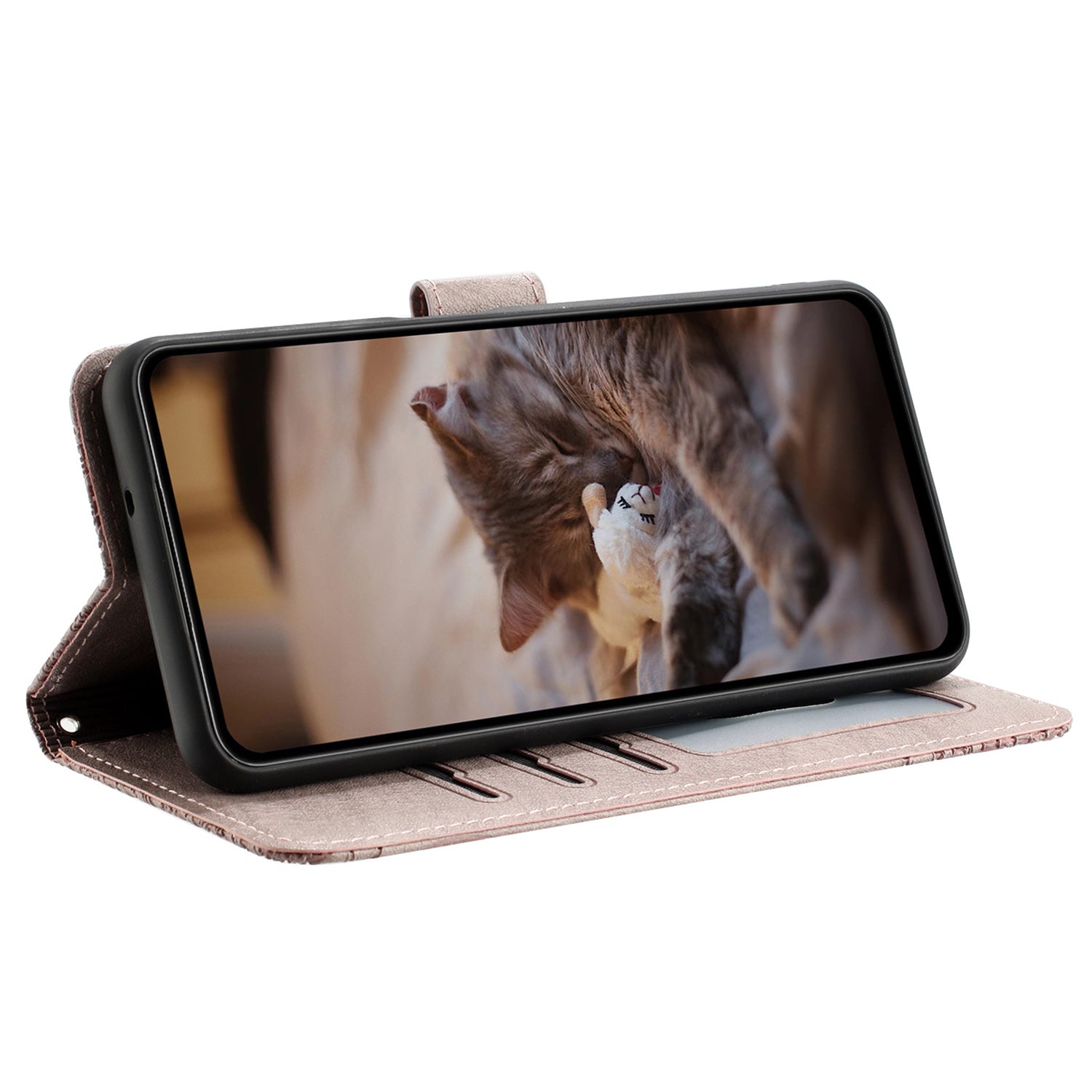 For Samsung Galaxy A23 4G A23 5G (Global Version) M23 5G F23 5G Wallet Phone Cover Imprinted PU Leather Stand Phone Case with Strap For Samsung Galaxy A23 4G A23 5G (Global Version) M23 5G F23 5G Wallet Phone Cover Imprinted PU Leather Stand Phone Case with Strap